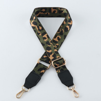 Leopardo krepšio dirželiai Moteriškos rankinės diržas pečių skersinio krepšio dirželio keitimas Reguliuojamas dirželis, krepšio dalis, aksesuaras, diržas krepšiams
