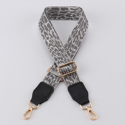 Leopardo krepšio dirželiai Moteriškos rankinės diržas pečių skersinio krepšio dirželio keitimas Reguliuojamas dirželis, krepšio dalis, aksesuaras, diržas krepšiams