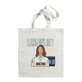 Lana Del Rey ΛΟΓΟΤΥΠΟ Τυπωμένο γραφικό Hipster Cartoon Εκτύπωση Tote Τσάντες αγορών Γυναικεία μόδα Casual Pacakge Τσάντα χειρός υψηλής χωρητικότητας