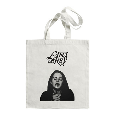 Lana Del Rey LOGO Otisnuta grafika Hipster crtani print Tote Torbe za kupnju Moda za djevojčice Casual Pacakge Ručna torba velikog kapaciteta