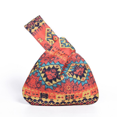 Pamučna ručna torba u japanskom stilu, torbica s rukavima, torbica s čvorovima, prijenosna torbica, platnena torbica, ženska torba za hodanje, ručna torbica, torbica za telefonski ključ