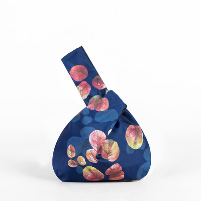 Pamučna ručna torba u japanskom stilu, torbica s rukavima, torbica s čvorovima, prijenosna torbica, platnena torbica, ženska torba za hodanje, ručna torbica, torbica za telefonski ključ