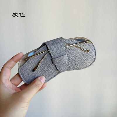 Prijenosna torba za naočale Ins Style Kreativna kožna futrola za naočale Torba za pohranu sunčanih naočala Zaštitna navlaka za kratkovidne naočale