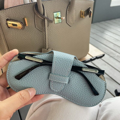 Prijenosna torba za naočale Ins Style Kreativna kožna futrola za naočale Torba za pohranu sunčanih naočala Zaštitna navlaka za kratkovidne naočale