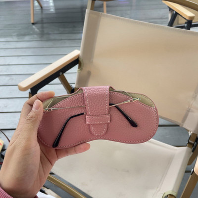 Prijenosna torba za naočale Ins Style Kreativna kožna futrola za naočale Torba za pohranu sunčanih naočala Zaštitna navlaka za kratkovidne naočale