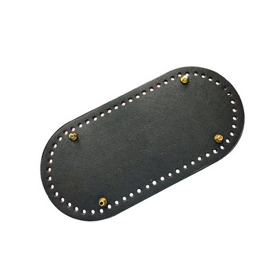 Livrare rapidă Partea inferioară lucrată manual din piele PU Poșetă pentru femei, dreptunghiulară rezistentă la uzură, accesorii, piese pentru geantă de mână, tricotat, fundul sacului