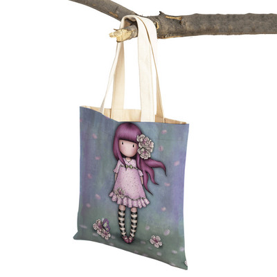 Geantă de umăr pentru cumpărături, geantă de umăr, reutilizabilă, pânză, pentru copii, geantă de călătorie pentru doamnă.