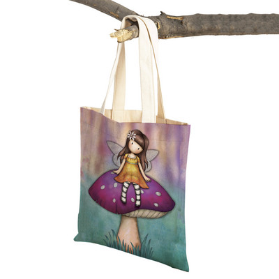 Geantă de umăr pentru cumpărături, geantă de umăr, reutilizabilă, pânză, pentru copii, geantă de călătorie pentru doamnă.