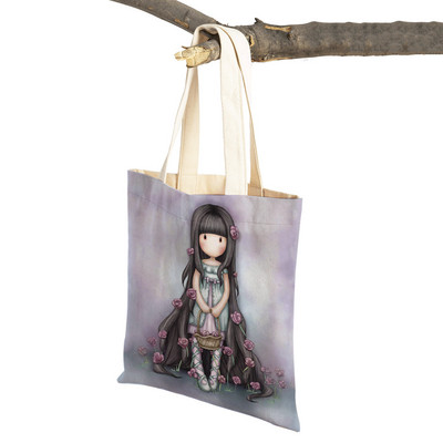 Geantă de umăr pentru cumpărături, geantă de umăr, reutilizabilă, pânză, pentru copii, geantă de călătorie pentru doamnă.