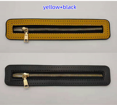 1 DB barkács cipzár szőtt táskához Hardver PU bőr cipzár Varrástartozékok 55 cm Fém cipzár ruhákhoz cipő kellékek