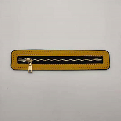 1 DB barkács cipzár szőtt táskához Hardver PU bőr cipzár Varrástartozékok 55 cm Fém cipzár ruhákhoz cipő kellékek