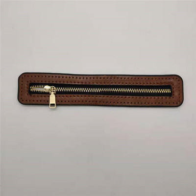 1 DB barkács cipzár szőtt táskához Hardver PU bőr cipzár Varrástartozékok 55 cm Fém cipzár ruhákhoz cipő kellékek