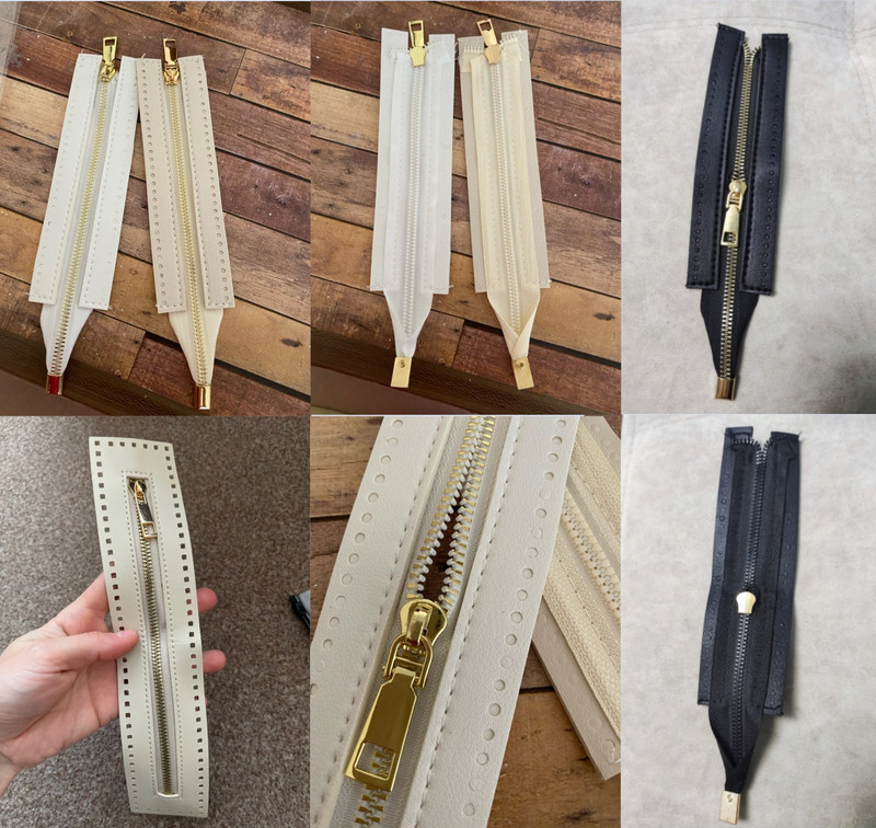 1 DB barkács cipzár szőtt táskához Hardver PU bőr cipzár Varrástartozékok 55 cm Fém cipzár ruhákhoz cipő kellékek