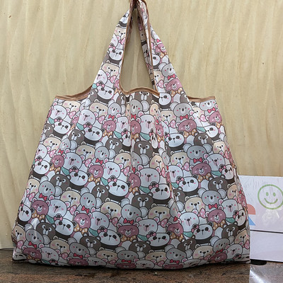 Velika modna džepna torba za višekratnu kupnju Sklopiva ručna torba Ekološka torba Ženska torba Torba na rame Torba Torba Torba organizator