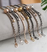 120 cm terasest kotikett PU-nahaga – 7 mm õlarihm ristkorpuse metallist kotiketirihm reguleeritava pikkusega palliga.