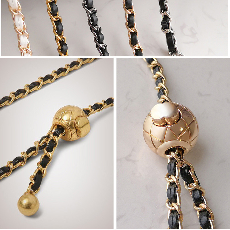 120 cm terasest kotikett PU-nahaga – 7 mm õlarihm ristkorpuse metallist kotiketirihm reguleeritava pikkusega palliga.