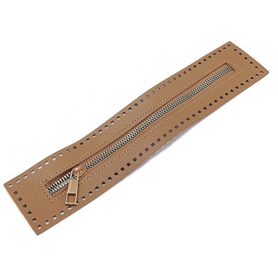 Kovový zips na džínsy, šitie kabeliek, remeselné šitie, zákazkový DIY zips na tkané tašky, hardvér z PU kože, zips, šijacie príslušenstvo