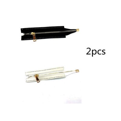 Kovový zips na džínsy, šitie kabeliek, remeselné šitie, zákazkový DIY zips na tkané tašky, hardvér z PU kože, zips, šijacie príslušenstvo