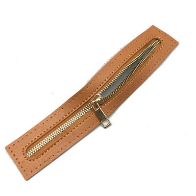 Kovový zips na džínsy, šitie kabeliek, remeselné šitie, zákazkový DIY zips na tkané tašky, hardvér z PU kože, zips, šijacie príslušenstvo