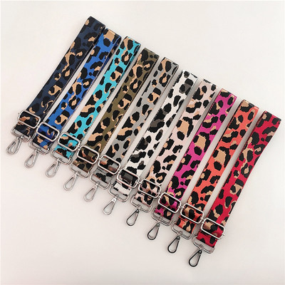 Νέα λουριά τσάντα Leopard Γυναικείες τσάντες ώμου Messenger Ζώνη δώρου Ρυθμιζόμενη τσάντα με φαρδύ λουράκι Αξεσουάρ Γυναικείο χιαστί