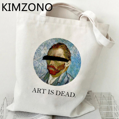 Van Gogh bevásárlótáska élelmiszerbolt kézitáska bolsas de tela tote bolsa bevásárlótáska juta tote szövet egyedi