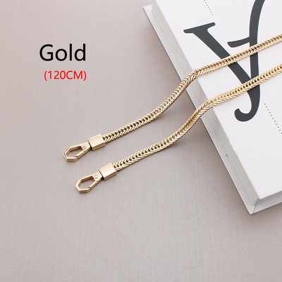 TINBERON Snake Bone lánc arany/ezüst/fegyver fekete táskapánt csere fém vállpántok Crossbody táska lánc táska kiegészítők