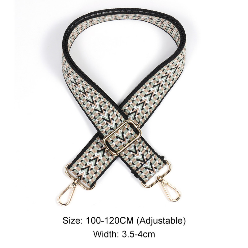 120 cm-es fogantyús táskaszíj csere divatos Crossbody táskaszíj, állítható nők számára, kivehető női táskarész tartozék