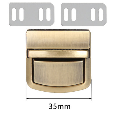 Fém téglalap nyomós zár táska tok csat csat kézitáskákhoz válltáskák pénztárca Női barkácstáska kiegészítők