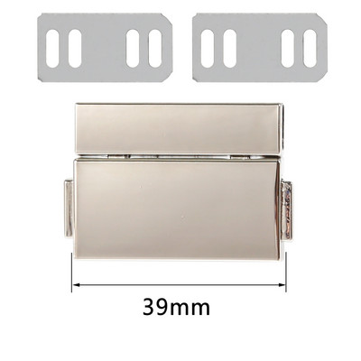 3,9 cm obdĺžnikové kovové lisovacie zámky pre ženy, kabelky, pružinové zámky, ozdobné spony, uzávery, DIY príslušenstvo