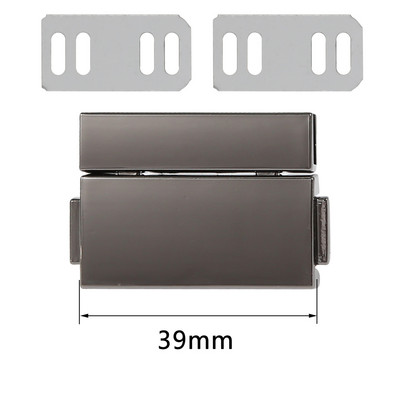 3,9 cm obdĺžnikové kovové lisovacie zámky pre ženy, kabelky, pružinové zámky, ozdobné spony, uzávery, DIY príslušenstvo