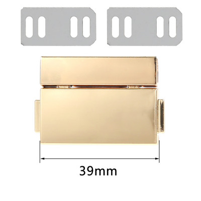 3,9 cm obdĺžnikové kovové lisovacie zámky pre ženy, kabelky, pružinové zámky, ozdobné spony, uzávery, DIY príslušenstvo