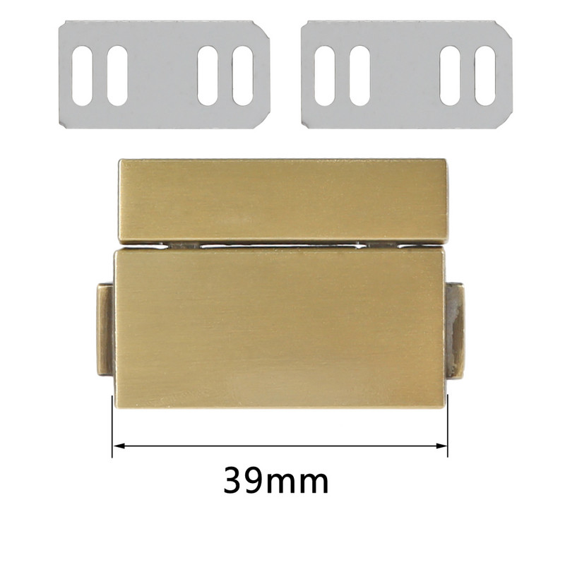 3,9 cm obdĺžnikové kovové lisovacie zámky pre ženy, kabelky, pružinové zámky, ozdobné spony, uzávery, DIY príslušenstvo