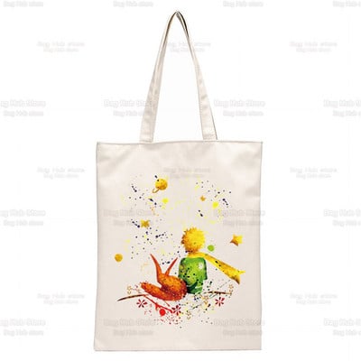 Μικρός Πρίγκιπας Τέχνη Όμορφες ρετρό πολύ χαριτωμένες τσάντες τσάντες ώμου Casual Shopping girls τσάντα Κομψή τσάντα από καμβά