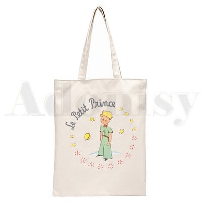Μικρός Πρίγκιπας Τέχνη Όμορφες ρετρό πολύ χαριτωμένες τσάντες τσάντες ώμου Casual Shopping girls τσάντα Κομψή τσάντα από καμβά