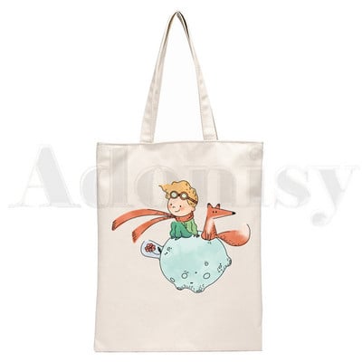 Μικρός Πρίγκιπας Τέχνη Όμορφες ρετρό πολύ χαριτωμένες τσάντες τσάντες ώμου Casual Shopping girls τσάντα Κομψή τσάντα από καμβά