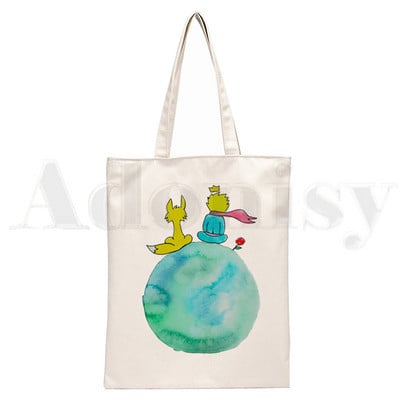 Μικρός Πρίγκιπας Τέχνη Όμορφες ρετρό πολύ χαριτωμένες τσάντες τσάντες ώμου Casual Shopping girls τσάντα Κομψή τσάντα από καμβά