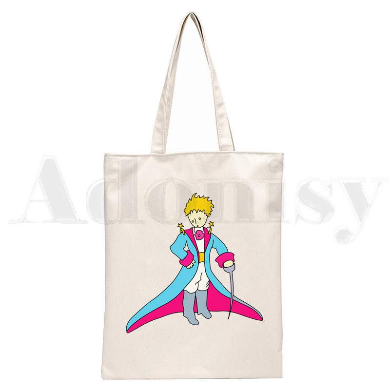 Μικρός Πρίγκιπας Τέχνη Όμορφες ρετρό πολύ χαριτωμένες τσάντες τσάντες ώμου Casual Shopping girls τσάντα Κομψή τσάντα από καμβά