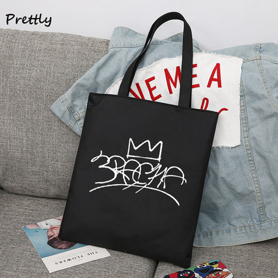 Taška 3Racha Tote Bag Stray Kids v kórejskom štýle K-pop Merch Plátenné kabelky Školské nákupné tašky Bang Chan Changbin Han Jisung cez rameno