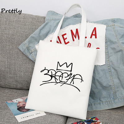 Taška 3Racha Tote Bag Stray Kids v kórejskom štýle K-pop Merch Plátenné kabelky Školské nákupné tašky Bang Chan Changbin Han Jisung cez rameno