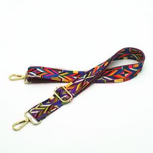 Nylon táska szíj női színes pántok Crossbody Messenger válltáska tartozékokhoz Állítható hímzett övek pántok O táska