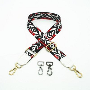 Nylon táska szíj női színes pántok Crossbody Messenger válltáska tartozékokhoz Állítható hímzett övek pántok O táska