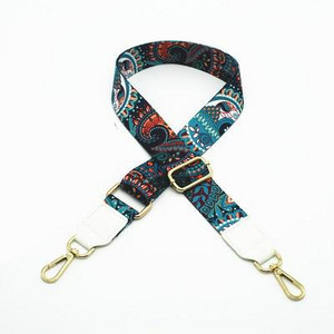 Nylon táska szíj női színes pántok Crossbody Messenger válltáska tartozékokhoz Állítható hímzett övek pántok O táska