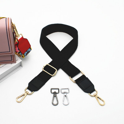 Nylon táska szíj női színes pántok Crossbody Messenger válltáska tartozékokhoz Állítható hímzett övek pántok O táska