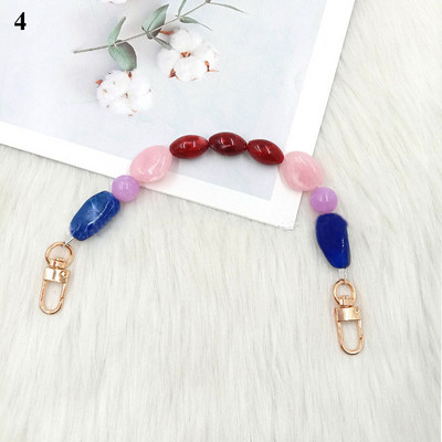 Cserélhető táska fogantyús gyöngy Mobiltelefon lánctáska Tartozékok Kézitáska Szíj Teljesen megfelelő akril válltáskák Övek