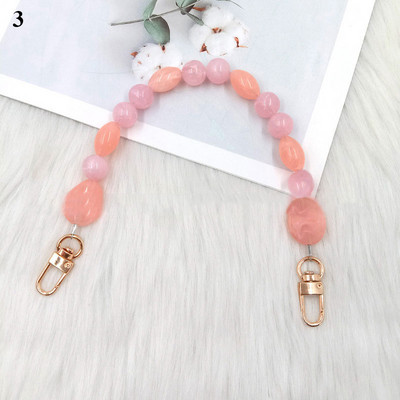 Cserélhető táska fogantyús gyöngy Mobiltelefon lánctáska Tartozékok Kézitáska Szíj Teljesen megfelelő akril válltáskák Övek