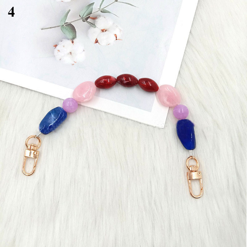 Cserélhető táska fogantyús gyöngy Mobiltelefon lánctáska Tartozékok Kézitáska Szíj Teljesen megfelelő akril válltáskák Övek