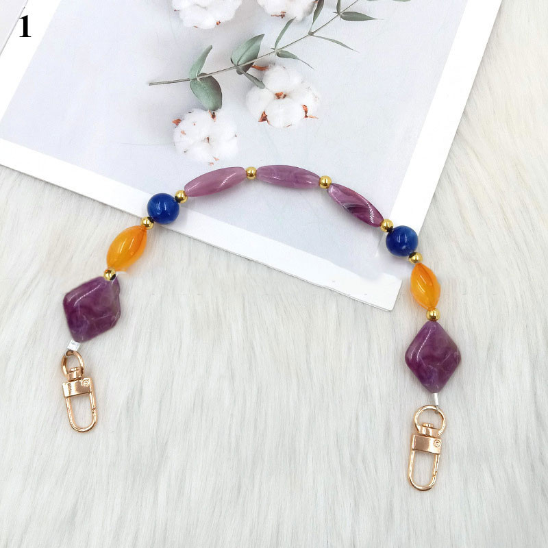 Cserélhető táska fogantyús gyöngy Mobiltelefon lánctáska Tartozékok Kézitáska Szíj Teljesen megfelelő akril válltáskák Övek