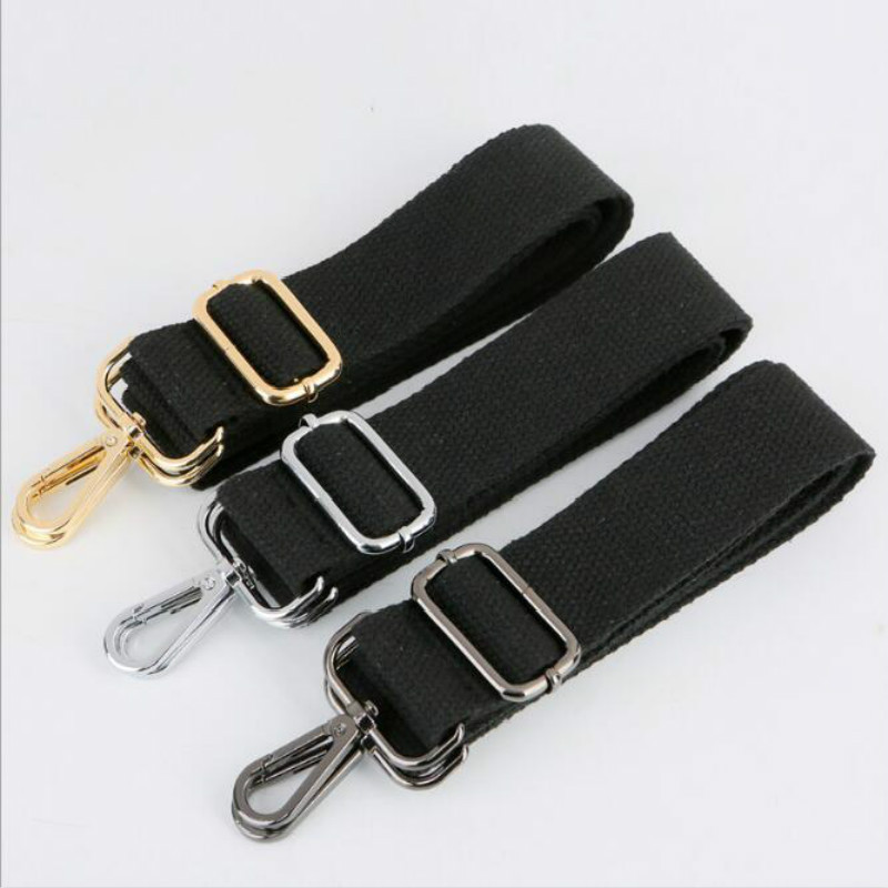 IKE MARTI auduma somas siksna Sudraba sprādze Sieviešu somas siksna Crossbody somai Sarkana, melna plecu siksna Somas siksna Aksesuāri