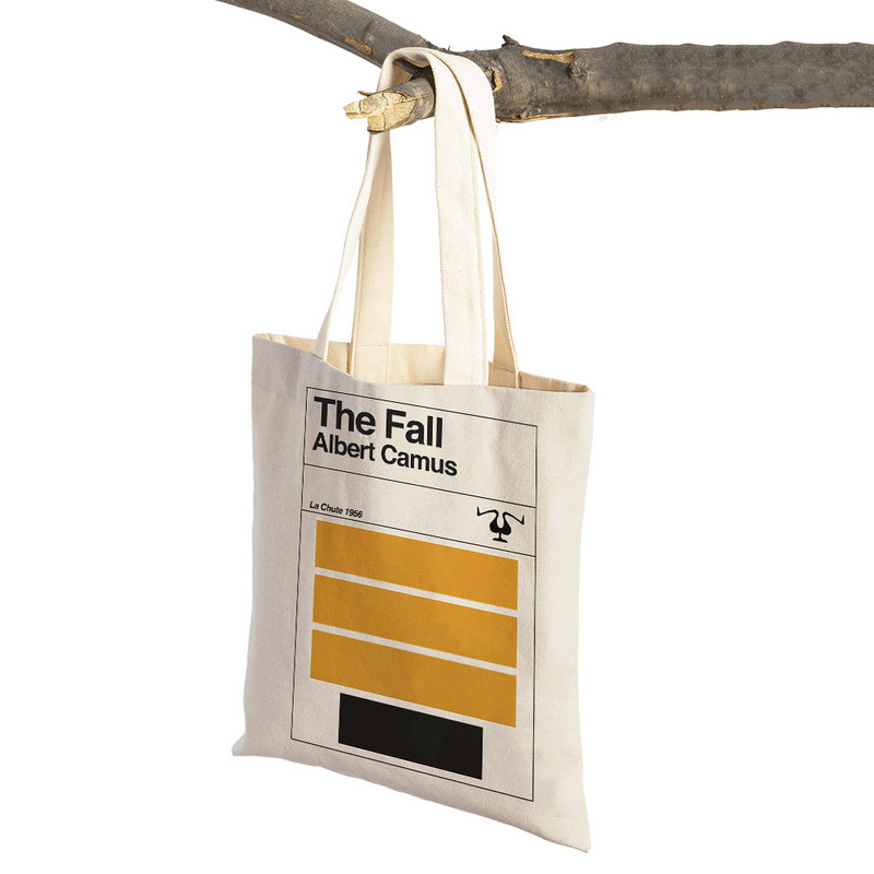 Ikdienas sieviešu iepirkumu somas Grāmatu romāns Filozofisks retro literatūra Dzīvnieku audekls Lielveikalu soma Eko Tote rokassoma