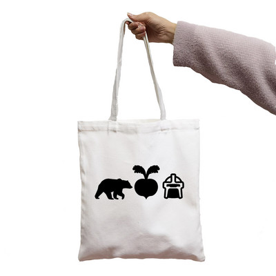 Krepšys Biuro TV laida Dunder Mifflin Paper Company Spausdinti Puikus pirkėjų krepšys Shopper White Moterų krepšiai per petį Krepšys